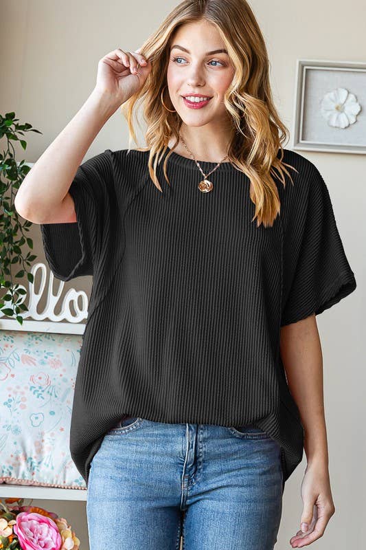 SOLID URBAN RIBBED TOP